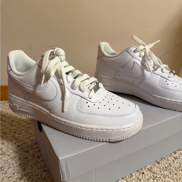 Nike Air Force 1 ‘07 White Sneakers - Picture 2 of 7
